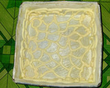 Foto langkah ke 3 dari resep Bolu Kukus Santan Bermotif.