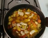 Foto del paso 5 de la receta: Pollo al curry con verduras