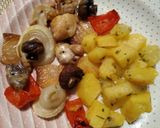 Rablóhús csirkecomb filéből - télen recept fázis 3 fotója