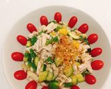 รูปขั้นตอนการทำที่ 4 ของ ผัดซูกินี่อกไก่ฉีก คีโต
