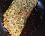 A picture of step 7 of Spinach Mushroom Omelette.