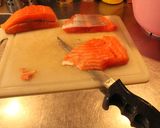 Foto del paso 1 de la receta: Milas salomon y bulgúr cocorito
