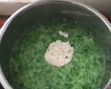 Hình bước làm 3 của món Cháo óc heo rau mồng tơi bổ dưỡng cho bé (ăn dặm cho bé +8m)