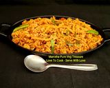 A picture of step 6 of Veg Schezwan Fried Matta Red Rice.