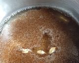 A picture of step 2 of Arabic kahwa (Arabic Chai).