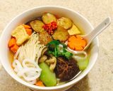 Hình bước làm 5 của món Bánh canh chay !