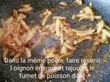 Lotte à la crème safranée et curry
