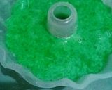 Foto langkah ke 2 dari resep Puding Lumut Santan Pandan Coklat.