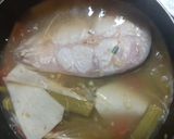 Hình bước làm 6 của món Canh chua măng cá hú ♥️+♥️cá hú áp chảo