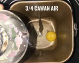 Gambar langkah 2 resipi Burger Ayam.