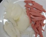 รูปขั้นตอนการทำที่ 1 ของ Fusilli Pasta Ham Au Gratin