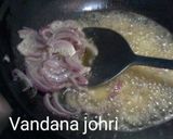 A picture of step 1 of Jeera Rice.