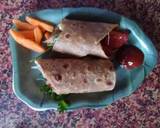 Egg wrap with veggies
