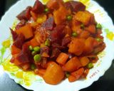 বীট গাজরের সব্জী (Beet Gajarer sabji recipe in bengali) রেসিপি ধাপ - 3 ছবি