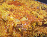 Foto del paso 4 de la receta: Paella (o arroz...) con pollo y chorizo
