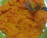 Foto del paso 1 de la receta: Pancitos trenzados de zapallo