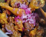 A picture of step 2 of Non-spicy chicken.