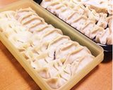 A picture of step 5 of 100 Homemade Vegetable-Filled Pan-Fried Gyoza.