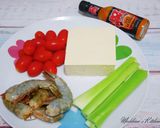 芥辣鮮蝦豆腐輕食沙拉的食譜步驟1照片