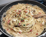 Foto del paso 13 de la receta: Espaguetis con bechamel marinera(de aprovechamiento)