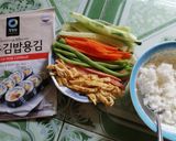 Hình bước làm 2 của món Kimbap