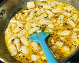A picture of step 10 of Eggless: 'Italian Potato Gnocchi' or 'Gnocchi di Patate' (Pasta) in the 'Piedmontese' Style.