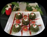 A picture of step 10 of Green Dhokla.