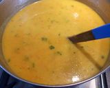 Foto langkah ke 6 dari resep Pumkin soup with garlic bread /sup labu kuning dan roti garlic.