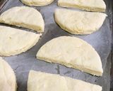 A picture of step 4 of Coconut Apple Milkscones.