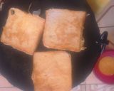 A picture of step 4 of Eggs bread toast#arabiccontest.