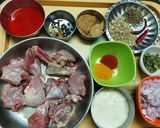 A picture of step 1 of Chicken Curry with Fennel Seeds and Kasoori Methi.