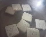A picture of step 2 of Shahi Tukda Creamy Toast Sandwich.
