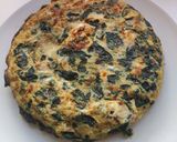 Foto del paso 6 de la receta Tortilla de espinacas y queso de cabra