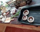 Sült töltött gomba recept fázis 1 fotója
