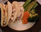 Foto del paso 4 de la receta: Taquitos de papa con chorizo y vegetales 😋