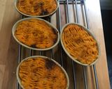 A picture of step 7 of Cottage pie with vegetable mash top and black cabbage.