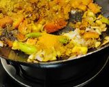A picture of step 5 of Dhaba style spicy mixed dal (with and without egg).