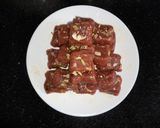 A picture of step 6 of Alphonso Mango burfi.