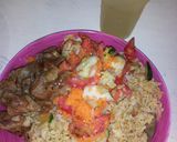 A picture of step 4 of Meat Pilau.