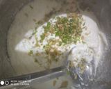 A picture of step 3 of Farali dhokla.