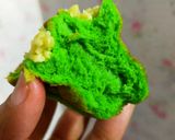 Foto langkah ke 5 dari resep Pukis Pandan Lowcarb/Debm/Keto.