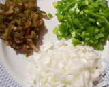 Foto del paso 1 de la receta: Risotto de pollo, jamón y setas