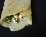 A picture of step 8 of Paneer stuff moong dal cheela.