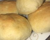 A picture of step 8 of Dinner rolls served with potato and leek soup.