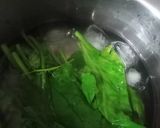 A picture of step 1 of Ground rice Spinach chakli.