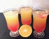 A picture of step 12 of Orange's sunrise.