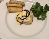 Foto del passaggio 3 della ricetta Tortino schiz e carpaccio di manzo affumicato e crema di latte