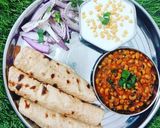 A picture of step 4 of Black eyed curry(Panjabi style).