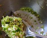 A picture of step 1 of Cabbage ke Parathe Garlicky.