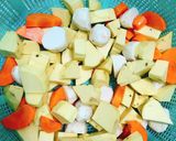 Hình bước làm 1 của món Bánh mì cari